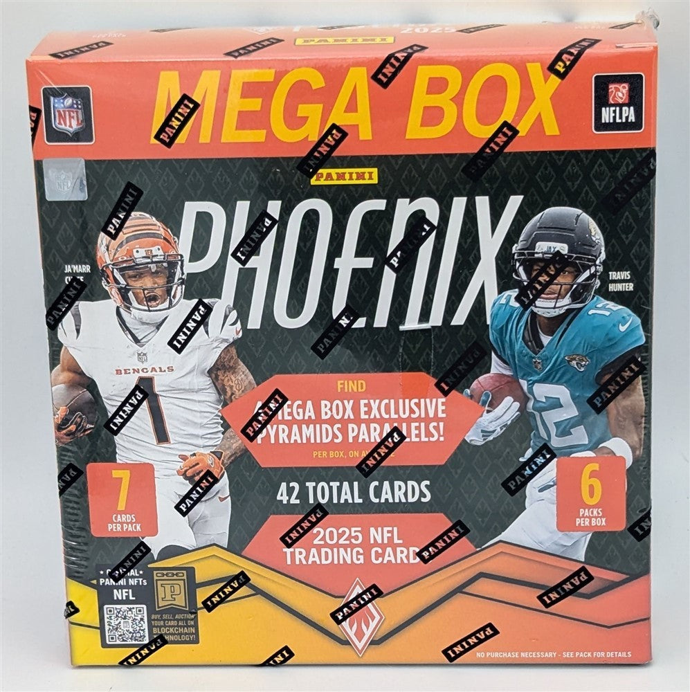 Factory Sealed Mega Box 2025 Panini Phoenix NFL Football Cards-1