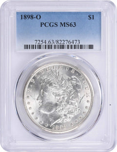1898-O Morgan Silver Dollar MS63 PCGS-1
