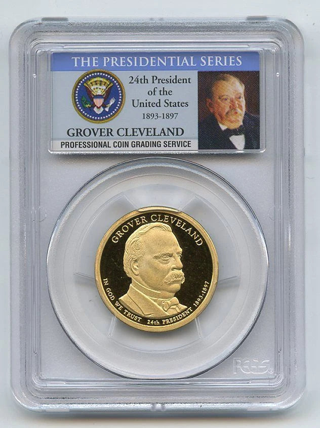 2012 S $1 Grover Cleveland 24 Dollar PCGS PR69DCAM-2