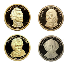 2008 -S Proof Presidential dollars - $1 Coin complete set of 4, Coins Only-2