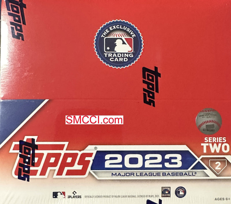 2023 Topps Series 2 Baseball Factory Sealed Retail Box of 24 Packs 384 Cards-1