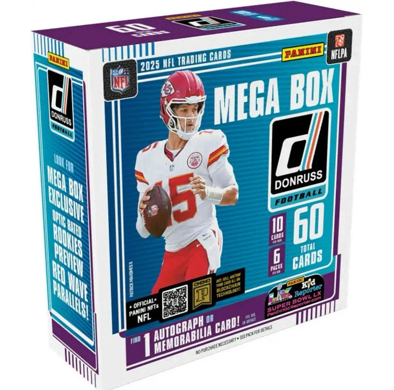 2025 Donruss Football Factory Sealed Mega Box-1