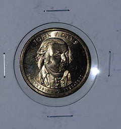 2007 P John Adams $1 Doubled Edge Lettering Error-3
