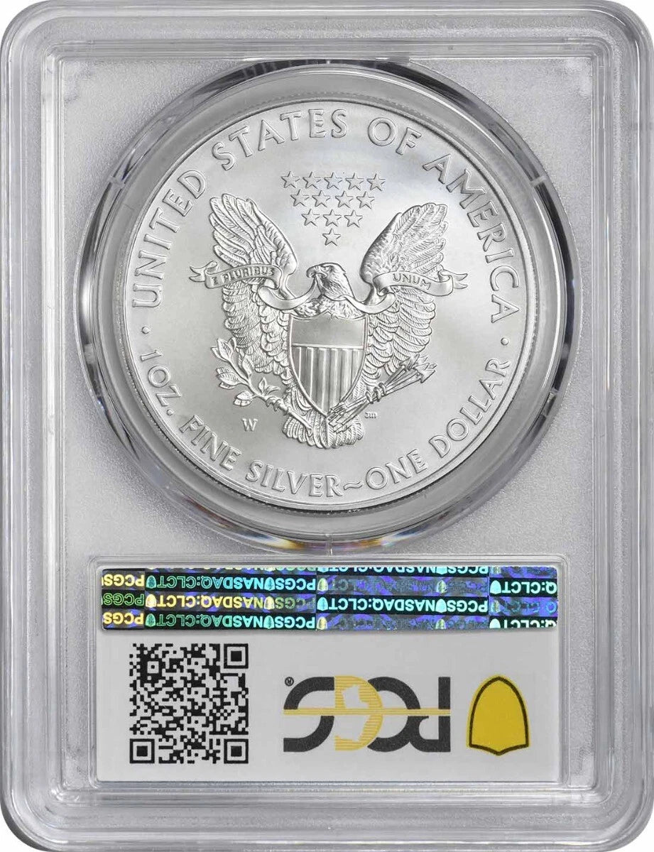 2011-W $1 American Silver Eagle Burnished SP70 PCGS