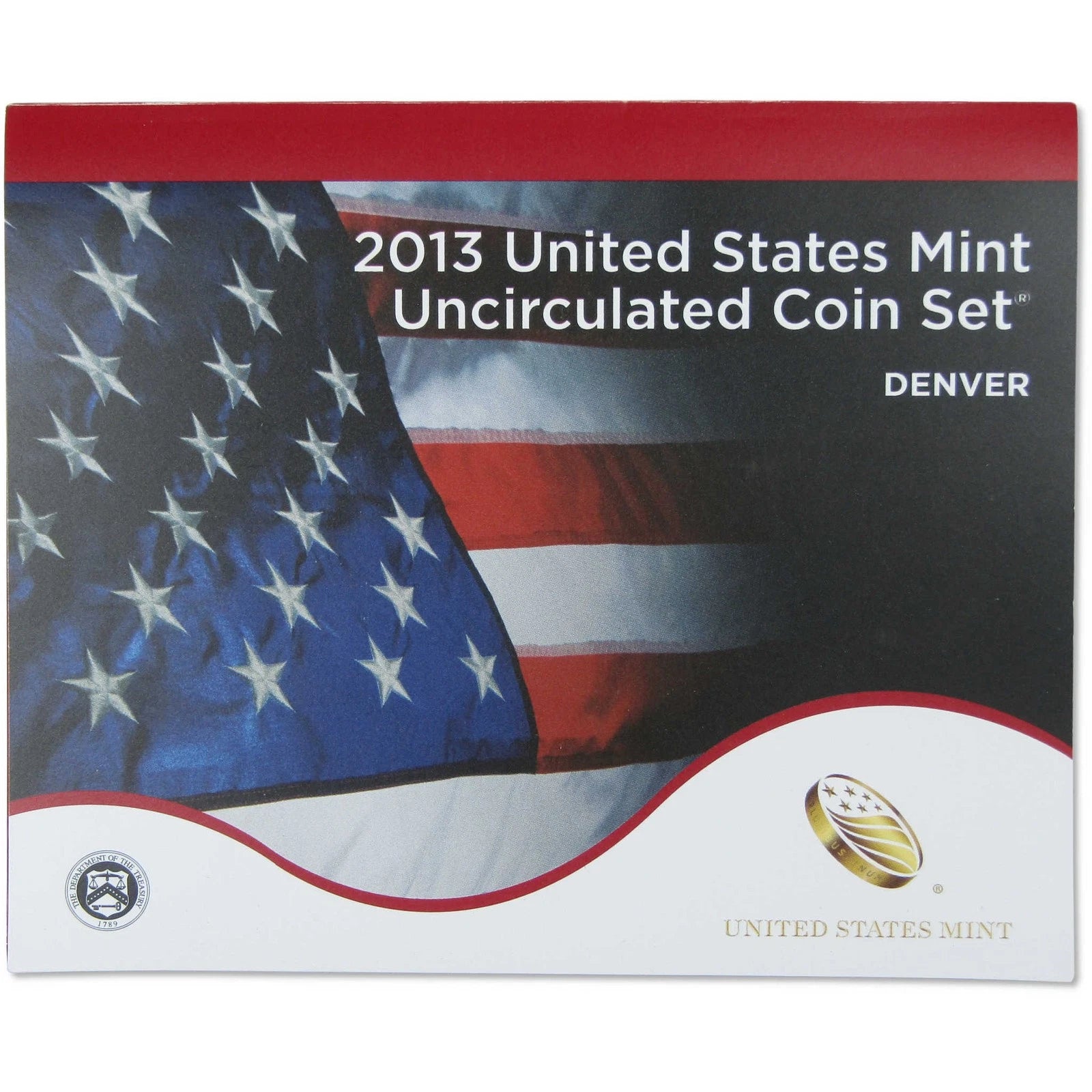 2013 Uncirculated Coin Set U.S Mint Government Packaging OGP COA-7