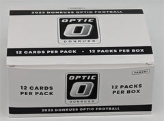 Unopened Cello Fat Pack Box 2023 Donruss Optic NFL Football Cards-1