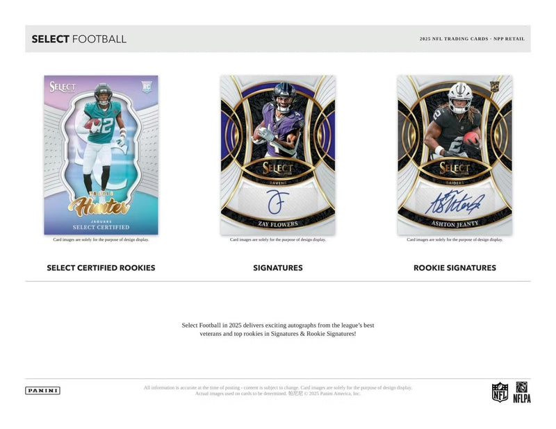 2025 Panini SELECT Football NFL 24 Card Blaster Box 3 EXCLUSIVE Red n Blue Shock-4