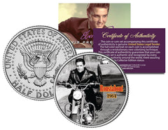 ELVIS PRESLEY - MOVIE * Roustabout * JFK Kennedy Half Dollar US Coin *LICENSED*-1