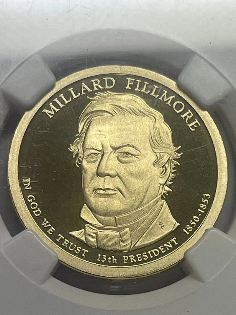 2010-S Millard Fillmore One Dollar NGC PF 69 Ultra Cameo-10