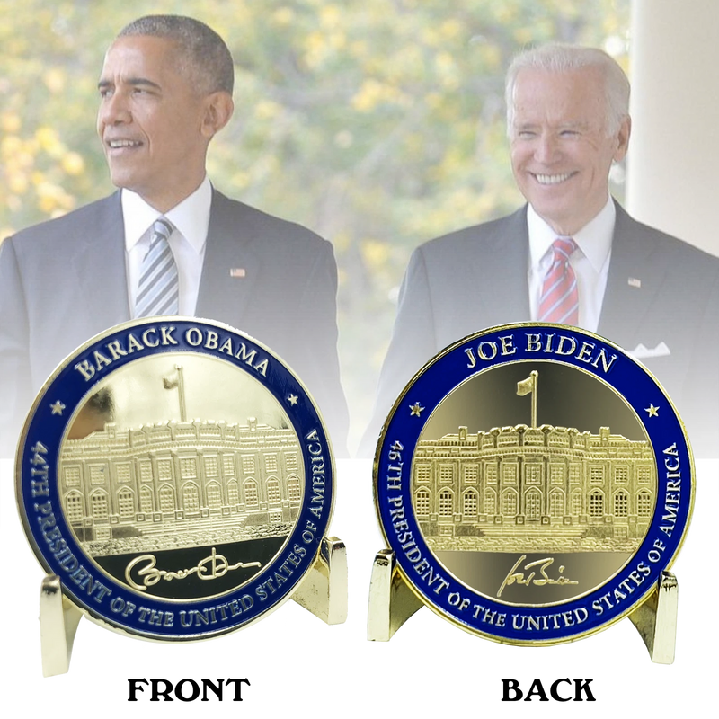 A-013 President Obama 44 and President Biden 46 Presidential Combination Challen-1