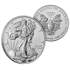 Juego de 2 piezas - Edición de diseñador American Silver Eagle de 1 oz de $1 de 2021 con prueba inversa-3