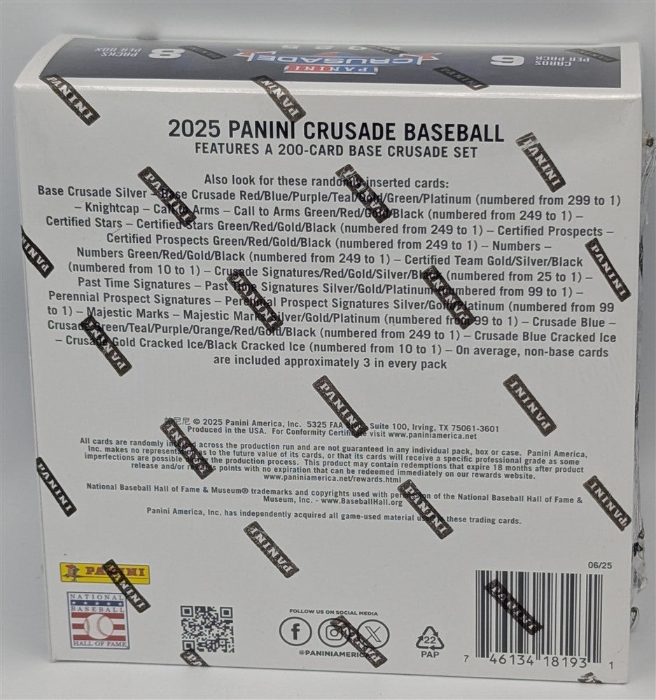 Factory Sealed Mega Box 2025 Panini Crusade Boys of Summer MLB Baseball Cards-2