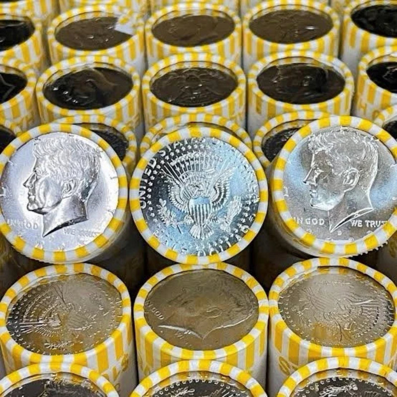 1 Roll of Unsearched JFK Kennedy Half Dollars- 20 Coins - Fed Facility Rolled-3