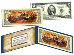 RARELY SEEN Genuine Legal Tender COLORIZED $2 U.S Bill *****MUST SEE*****-1