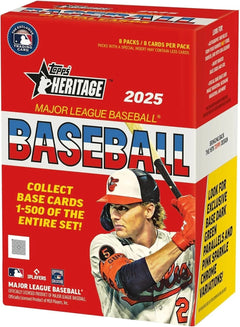 2025 Topps Heritage Baseball Factory Sealed Blaster Box-1