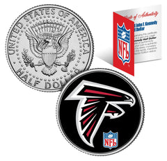 ATLANTA FALCONS NFL JFK Kennedy Half Dollar US Coin *Officially Licensed*  eCoins (110415)-1