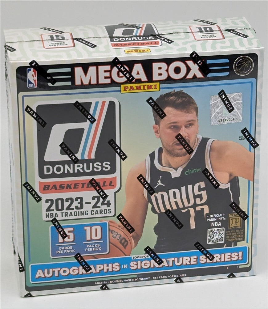 Factory Sealed Mega Box 2023-24 Panini Donruss NBA Basketball Cards