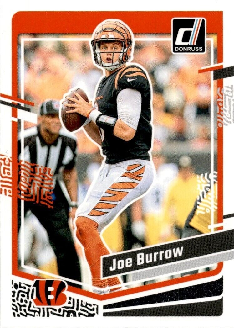 Cincinnati Bengals 2023 Donruss Factory Team Set Joe Burrow Chase 4 Rookie Cards-4
