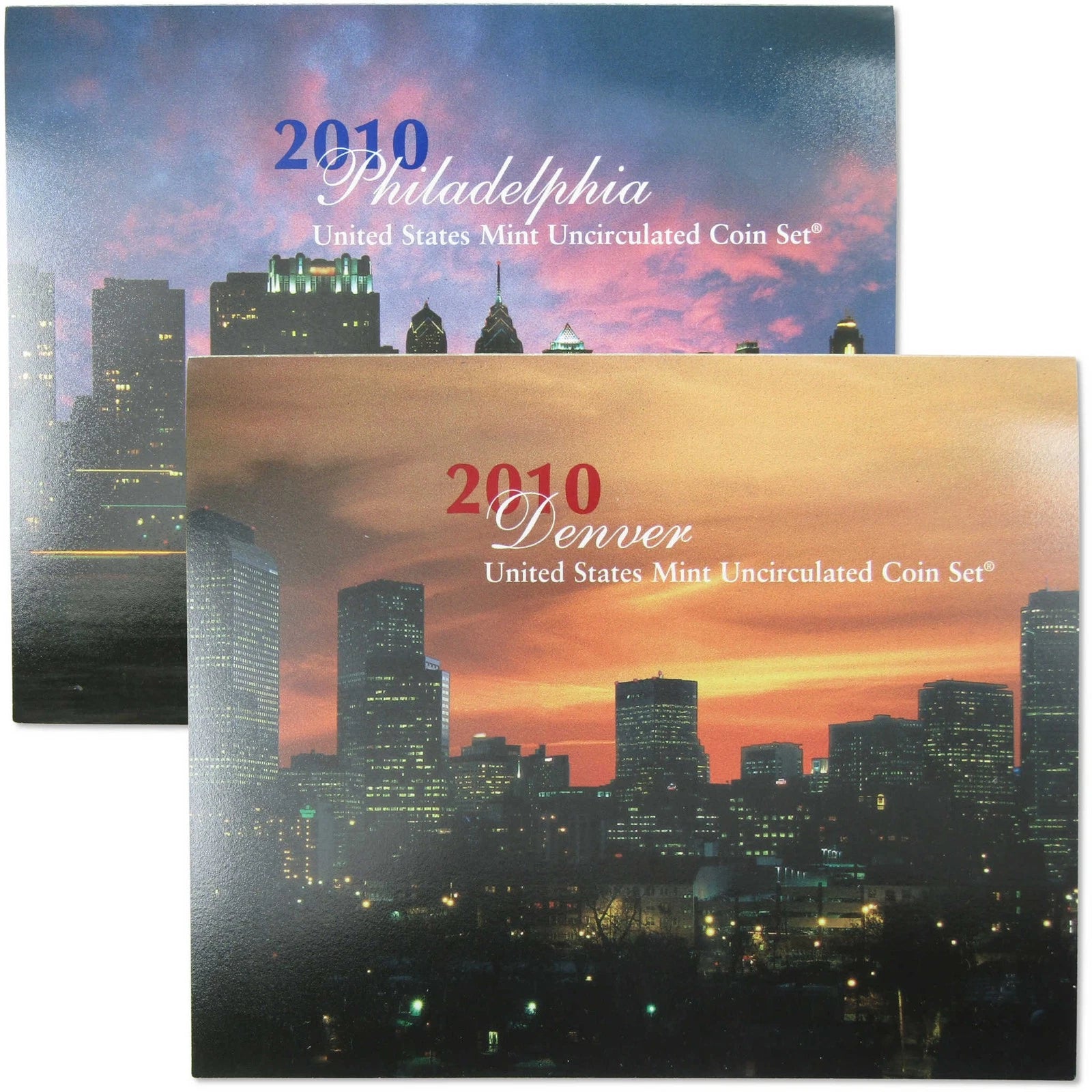 2010 Uncirculated Coin Set U.S Mint Government Packaging OGP COA-7