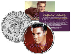 Elvis Presley "Red" JFK Kennedy Half Dollar US Coin *Officially Licensed*-1