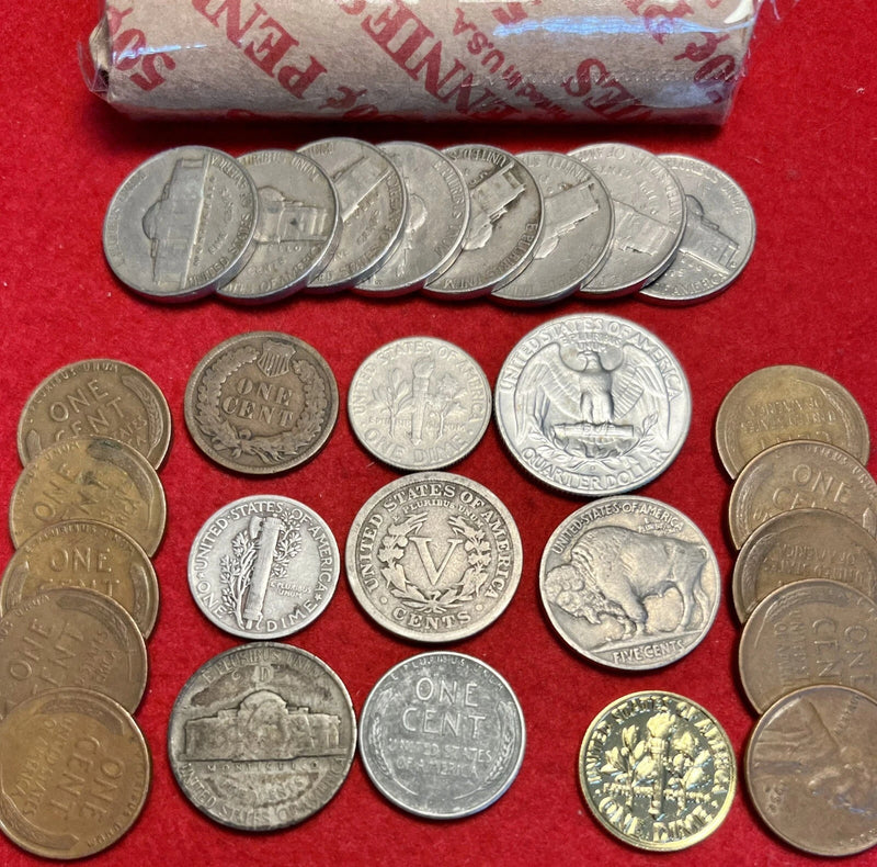 *SALE* NICE US COIN COLLECTION BULLION VINTAGE LOT Gold GP 90% Silver 75+ Coins!-2