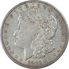 1921 D Morgan Dollar VF Very Fine 90% Silver $1 US Coin Collectible-1