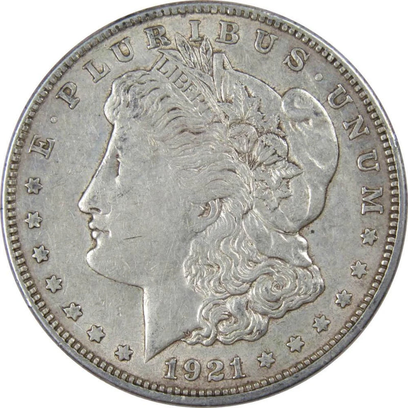 1921 D Morgan Dollar VF Very Fine 90% Silver $1 US Coin Collectible-1