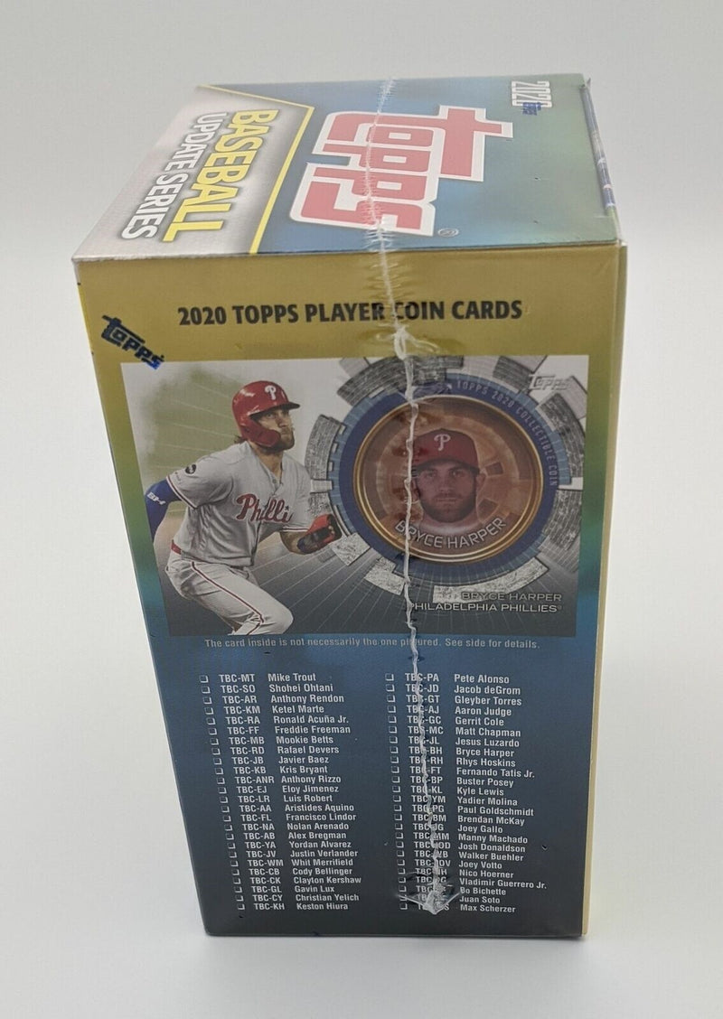 2020 Topps Update Baseball Cards Factory Sealed Blaster Box with Exclusive Coin-2