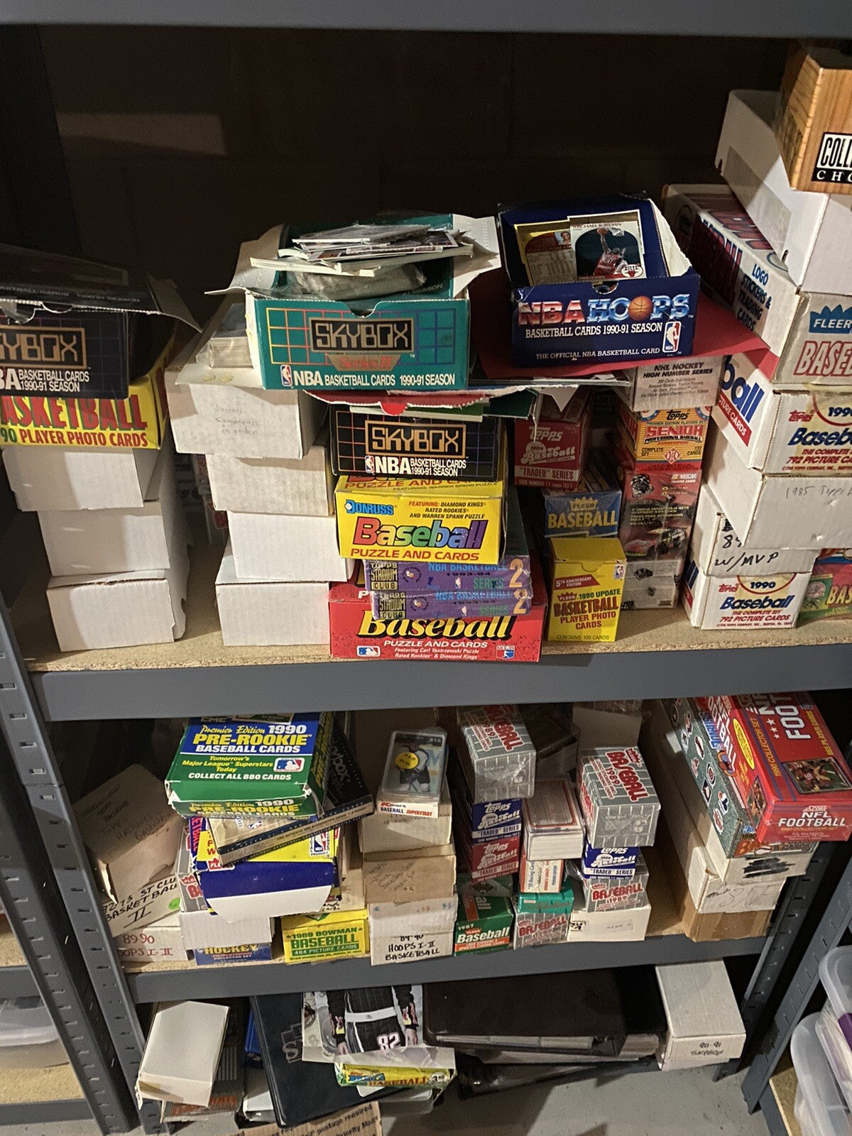 Vintage NHL Hockey Cards Lot 120 Cards – with Unopened Sealed Packs, Old School Player Collection, Wayne Gretzky Era