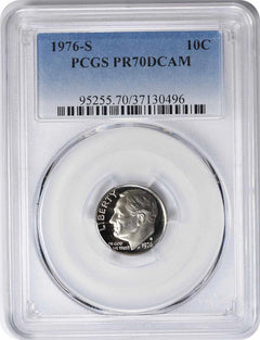 1976-S Roosevelt Dime PR70DCAM PCGS-1