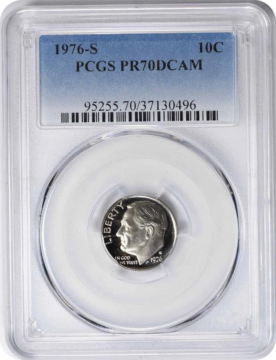 1976-S Roosevelt Dime PR70DCAM PCGS