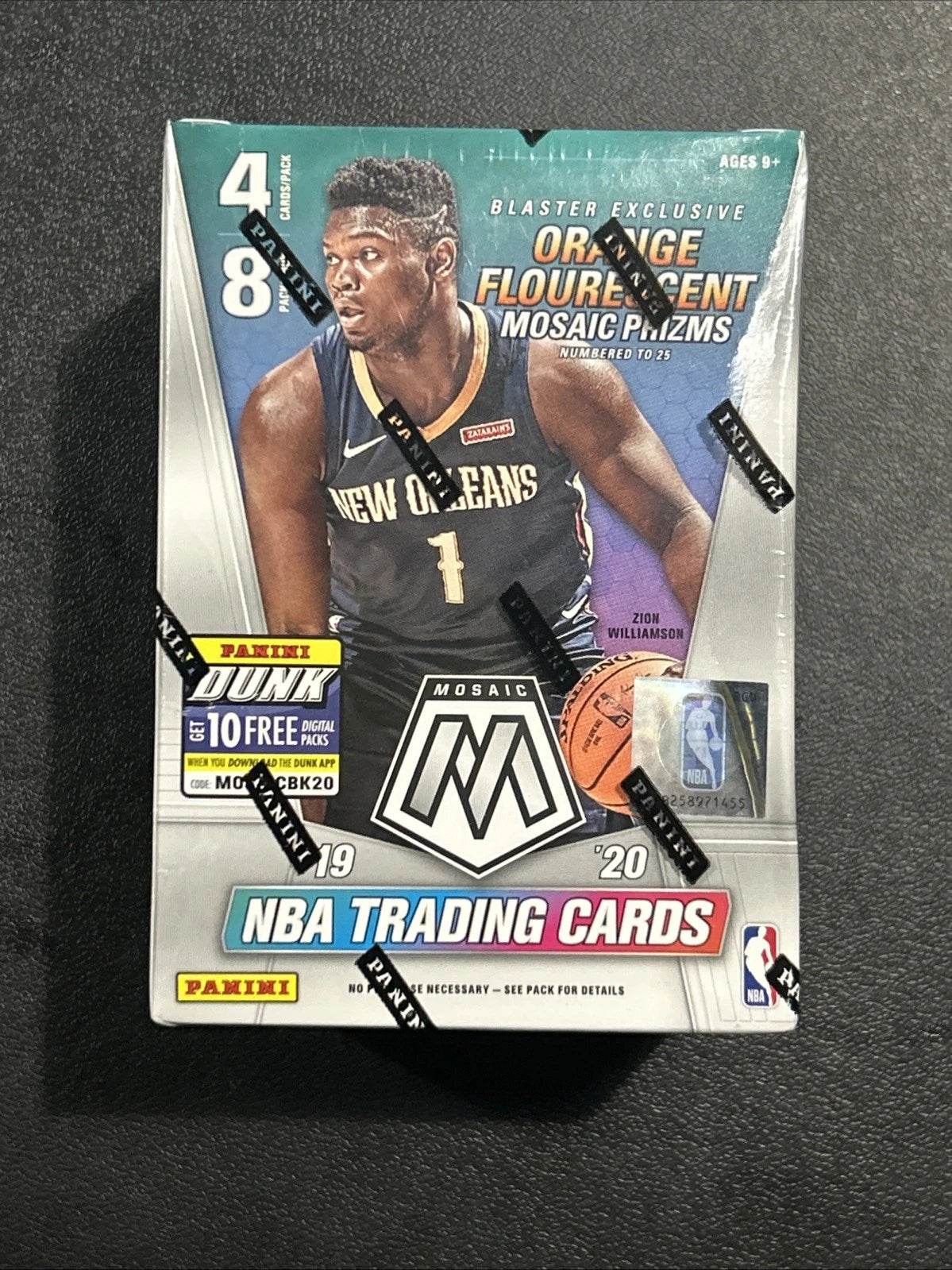 Mosaic Basketball Cards 2019-20 Panini Blaster Box, 32 Cards, 8 Sealed Packs, 4 Cards Per Pack, Prizms And Rookie Cards Possible-8