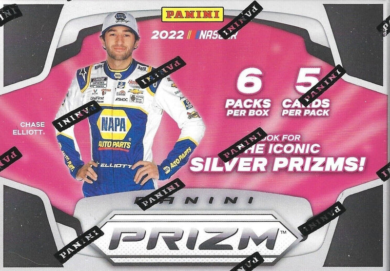 2022 Panini PRIZM NASCAR Racing Blaster Box EXCLUSIVE Blue Hyper Prizm Cards-2