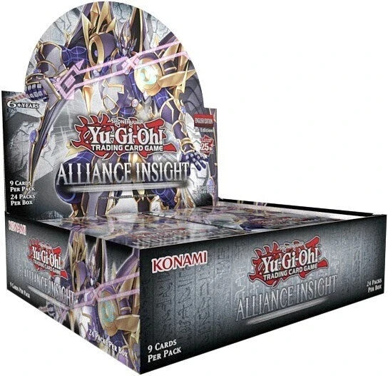 Caja de sobres de Yu-Gi-Oh! Alliance Insight (24 sobres), nuevas, selladas de fábrica, cartas coleccionables de TCG en inglés, envíos el 2/5 -1