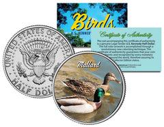 MALLARD *Collectible Birds* JFK Kennedy Half Dollar Colorized US Coin WILD DUCK-1