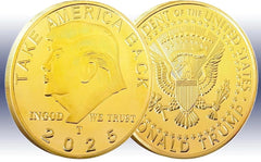 2025 US Donald Trump President Gold Eagle TAKE AMERICA BACK Collection Coin-6
