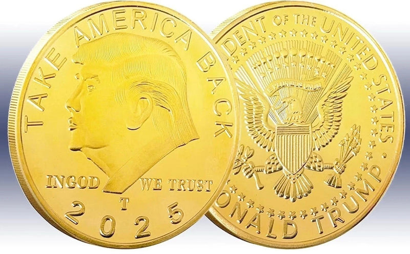 2025 US Donald Trump President Gold Eagle TAKE AMERICA BACK Collection Coin-6