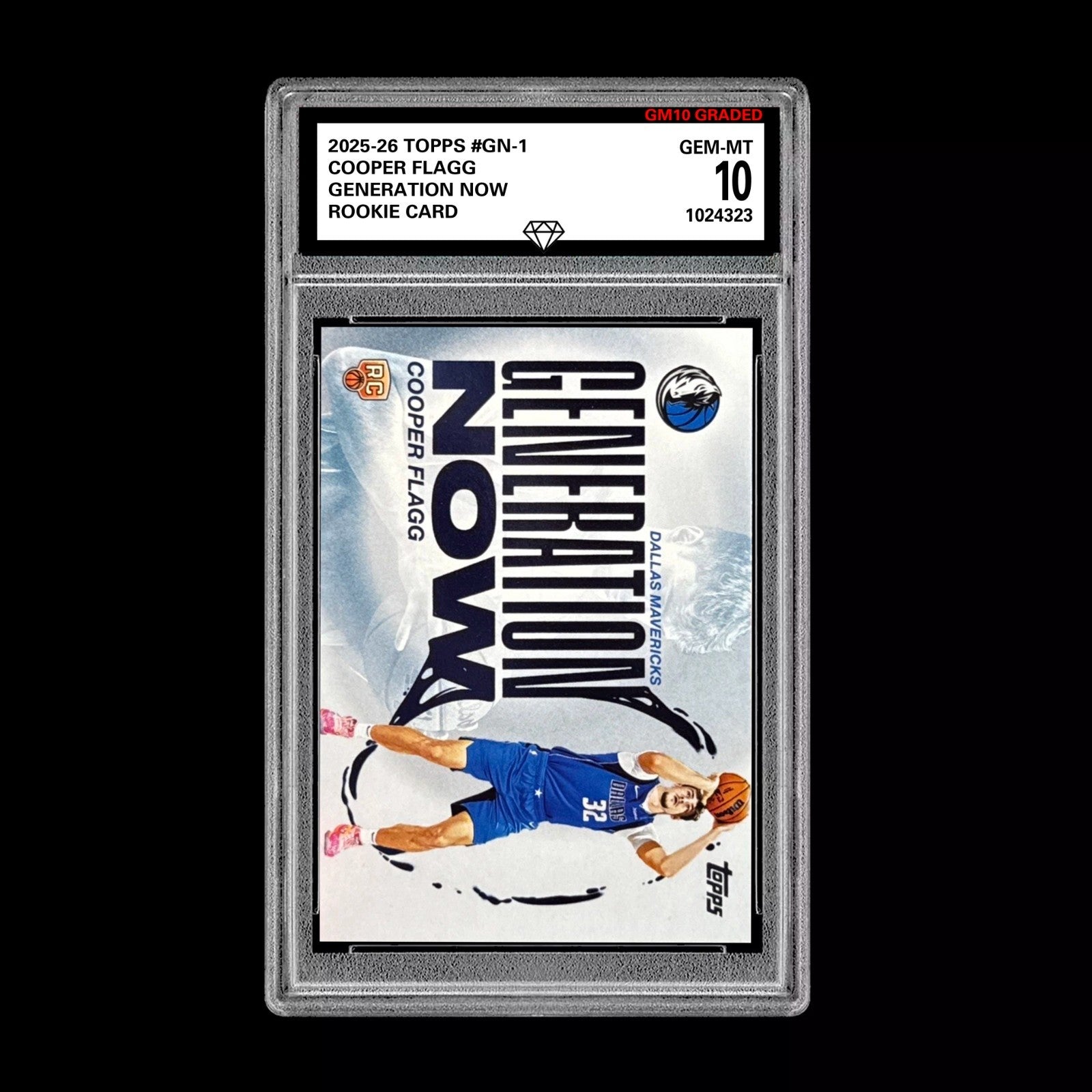 Graded 10 COOPER FLAGG #GN-1 ROOKIE RC 2025-26 Topps Basketball --1