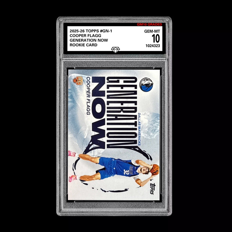 Graded 10 COOPER FLAGG #GN-1 ROOKIE RC 2025-26 Topps Basketball --1