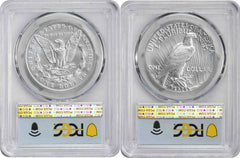 2024 Morgan and Peace Silver Dollar 2-Coin Set MS70 First Day of Issue PCGS-2