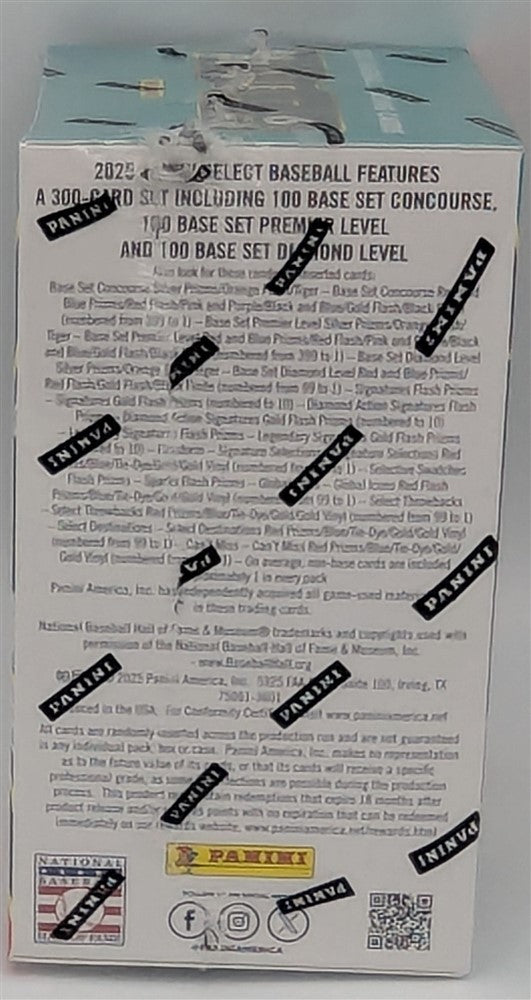 Factory Sealed Blaster Box 2025 Panini Select MLB Baseball Cards-4