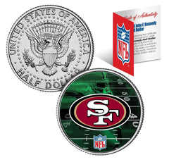 SAN FRANCISCO 49ERS Field JFK Half Dollar US Colorized Coin * NFL Licensed-1