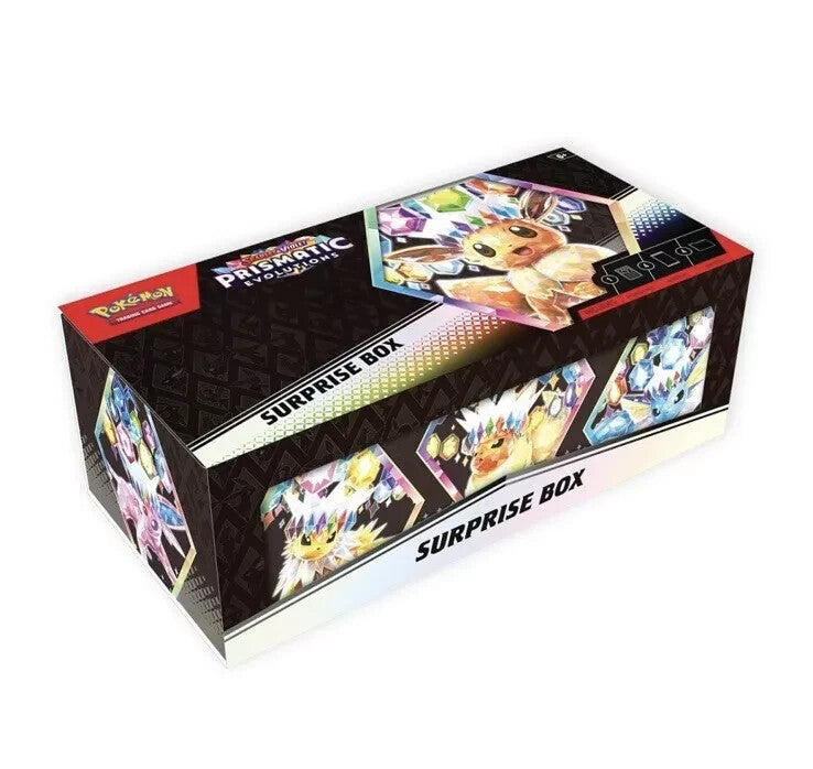 Pokémon Prismatic Evolutions Surprise Box New Factory Sealed Trading Cards Collector’s Edition Hobby Box Rare Promo Cards-1
