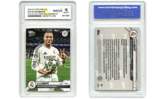 2024-25 Topps UCL KYLIAN MBAPPE 1st Hat Trick Real Madrid Card #108 GEM MINT 10-1