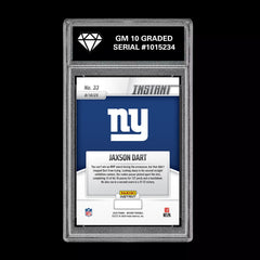 GM10 Graded 10 Jaxson Dart RC ROOKIE SP 2025 Panini Instant NFL #33-2