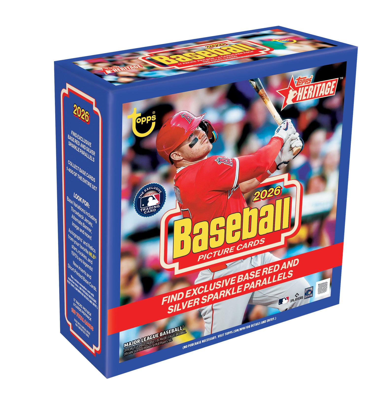 2026 Topps Heritage Baseball Factory Sealed Mega Box
