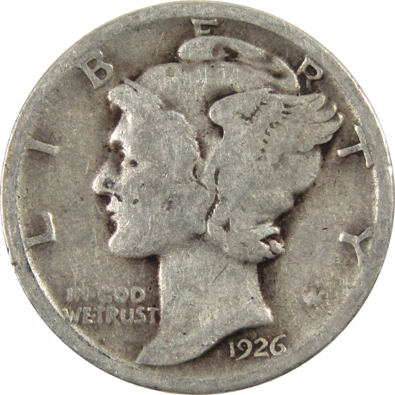 1926 Mercury Dime G Good Silver 10c Coin-1