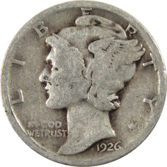 1926 Mercury Dime G Good Silver 10c Coin-1