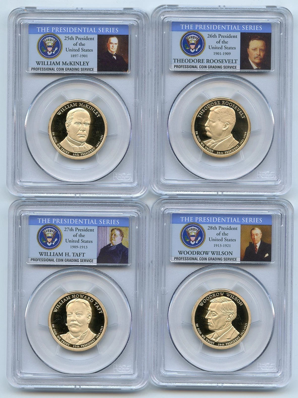 2013 S Presidential Dollar Set PCGS PR69DCAM-1