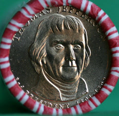 2007 P BU Thomas Jefferson Presidential Roll 25 Coin 3rd President String & Sons-1